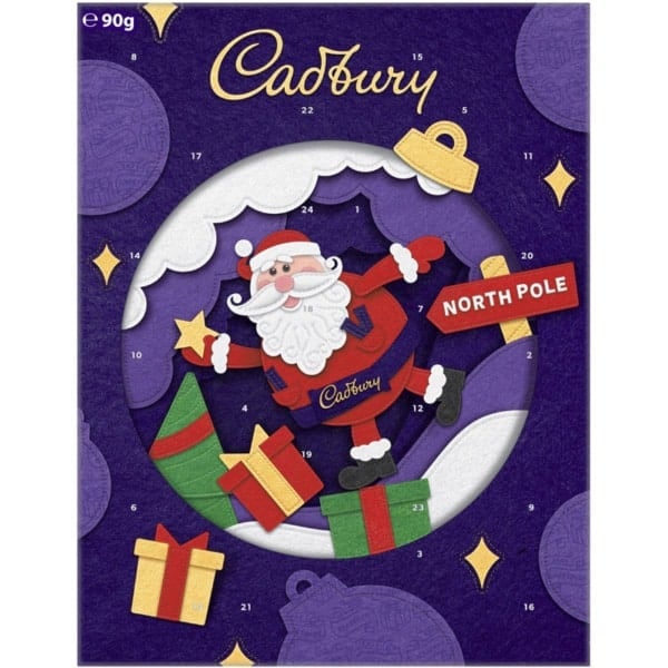 cadbury advent calendar 90g
