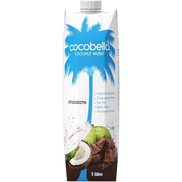 cocobella coconut water chocolate 1l bottle