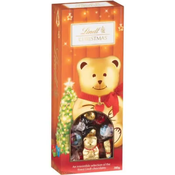 lindt christmas collection gala box assorted 380g