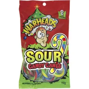 warheads super sour candy canes 112g