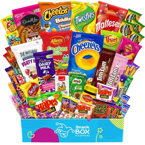aussie favourites snack food care package heaps big