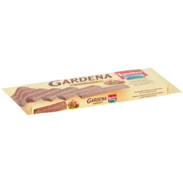 loacker gardena hazelnut chocolate coated wafers 200g