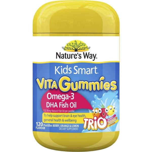 natures way kids smart vita gummies omega 120 pack
