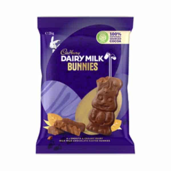 cadbury dairy milk bunny sharepack 204g