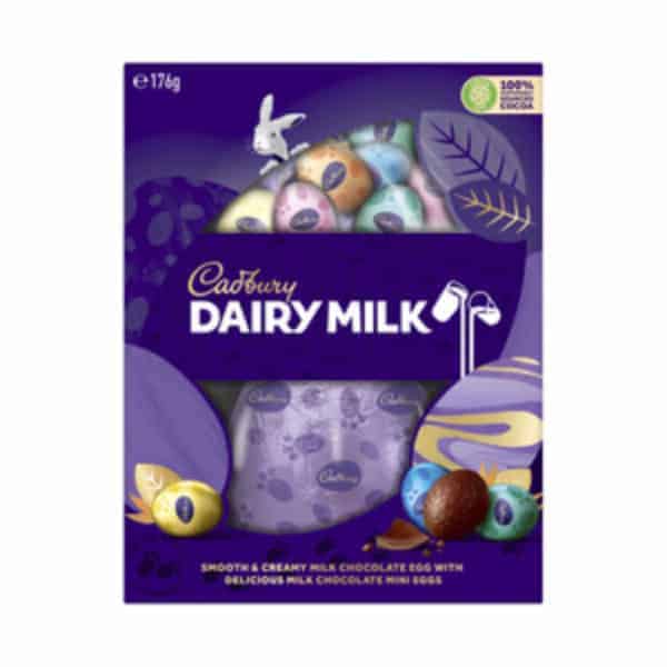 cadbury dairy milk gift box 176g
