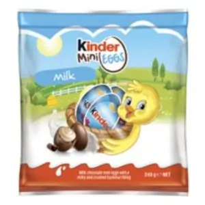 kinder mini milk easter eggs 240g