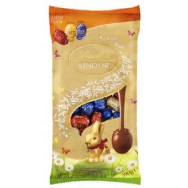 lindt lindor mini eggs value bag