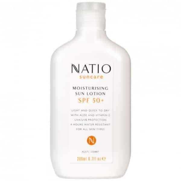 natio moisturising sun lotion spf 50 200 ml
