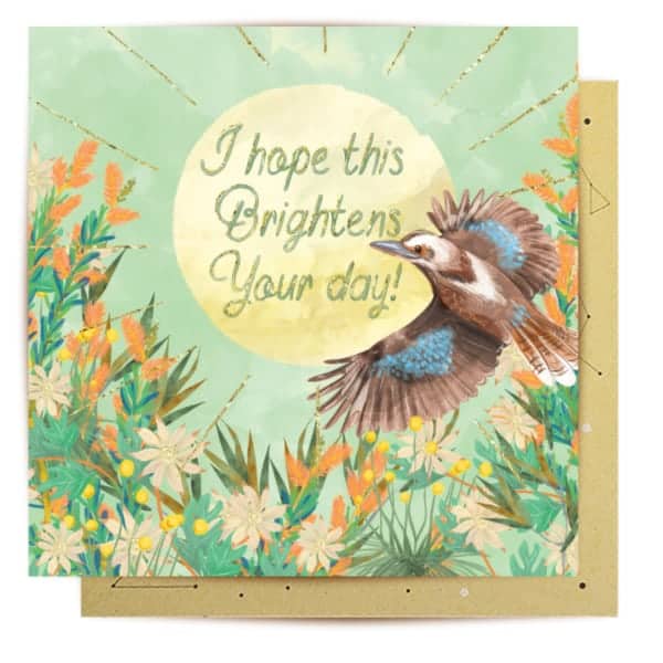 greeting card brighten your day