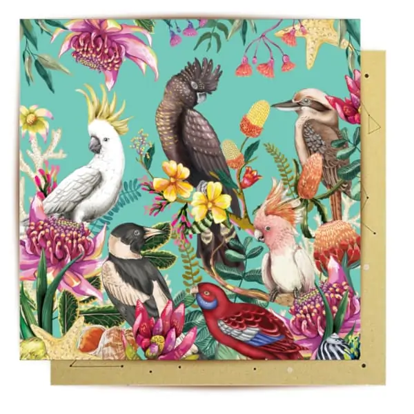 greeting card floral paradiso vol2
