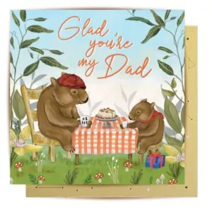 greeting card glad you are my dad