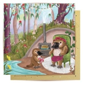 greeting card platypus surprise