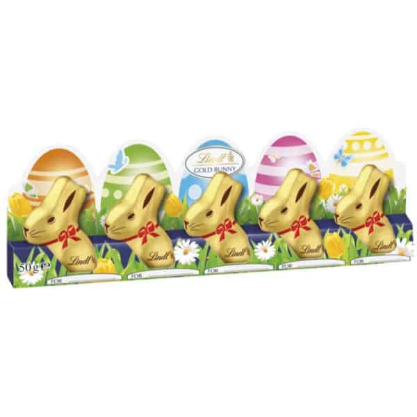 lindt mini gold bunny 5 pack 1