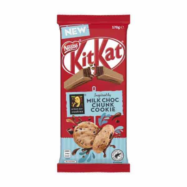 nestle kit kat byron bay cookies milk choc chunk block