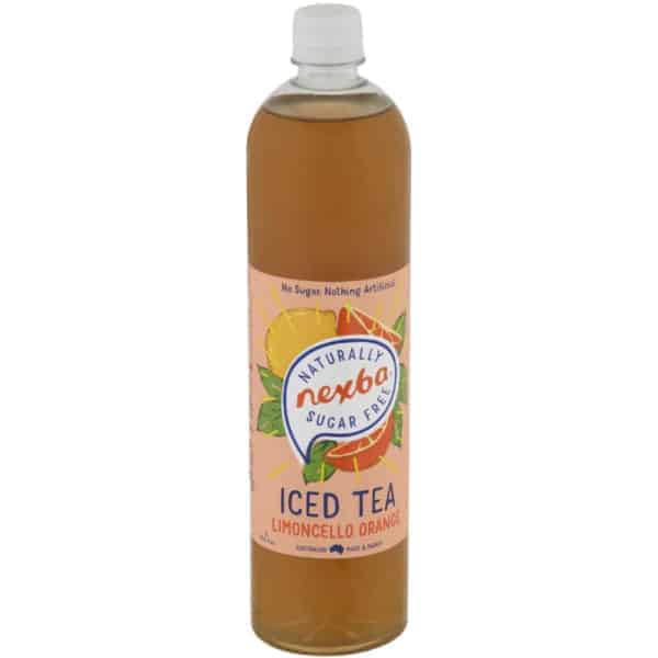 nexba limoncello orange sugar free iced tea 1l