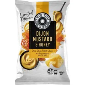 red rock deli chips dijon mustard honey limited edition 150g