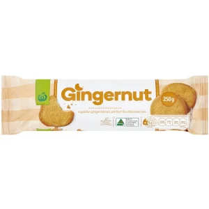 woolworths gingernut biscuits 250g