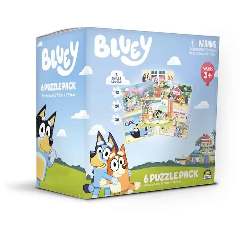 Bluey Puzzle 12 Pack