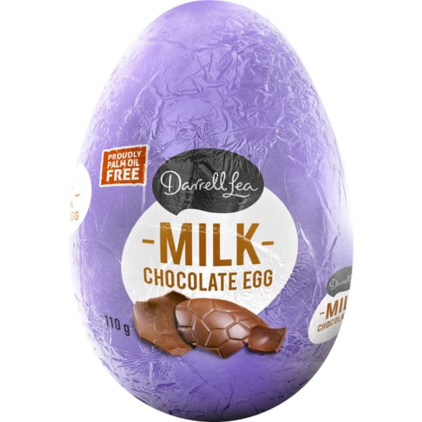 Darrell Lea Milk Chocolate Egg 110g
