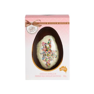 Hugos Chocolate Sparkle Egg Exclusive 160g