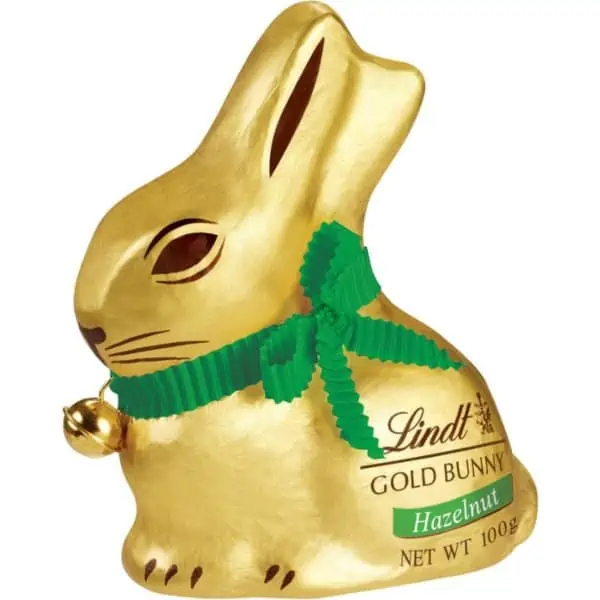 Lindt Gold Easter Bunny Hazelnut Chocolate 100g