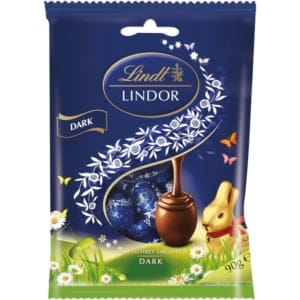Lindt Lindor Mini Dark Chocolate Easter Eggs 90g