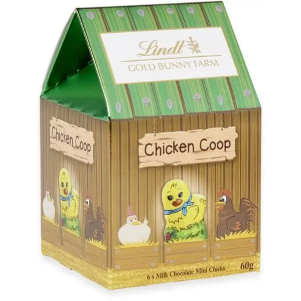 Lindt Milk Chocolate Gold Bunny Farm 60g Chicken Coop