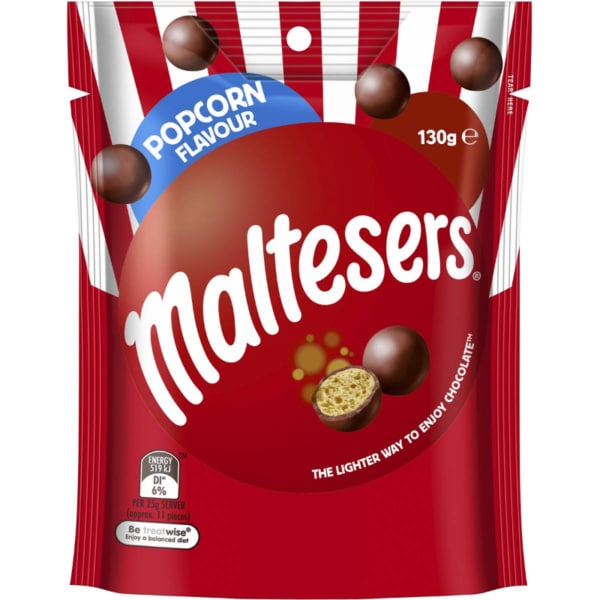 Maltesers Popcorn Flavour Share Pack 130g