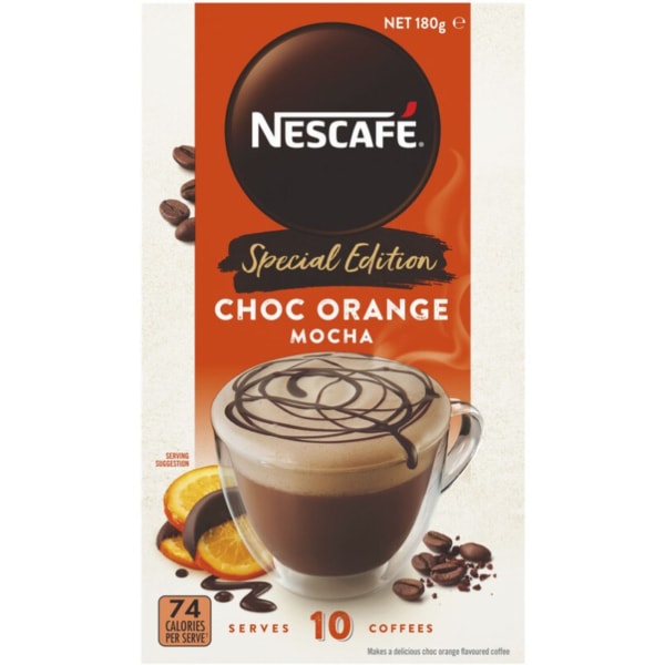 Nescafe Choc Orange Mocha Coffee Sachets
