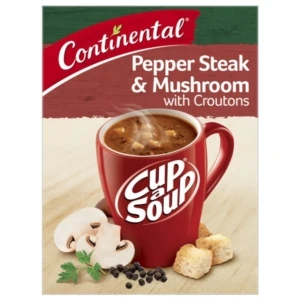 Continental Cup A Soup Pepper Steak Mushroom With Croutons Serves 2