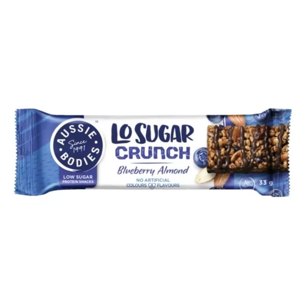 Lo Sugar Crunch Blueberry Almond 33g 1