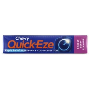 Quick eze Chewy Forest Berry Antacid Tablets 8ea