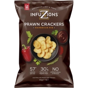 infuzions prawn cracker barbecue rib 90g