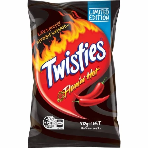 Twisties Flamin Hot Cheese Supreme Doritos 80g