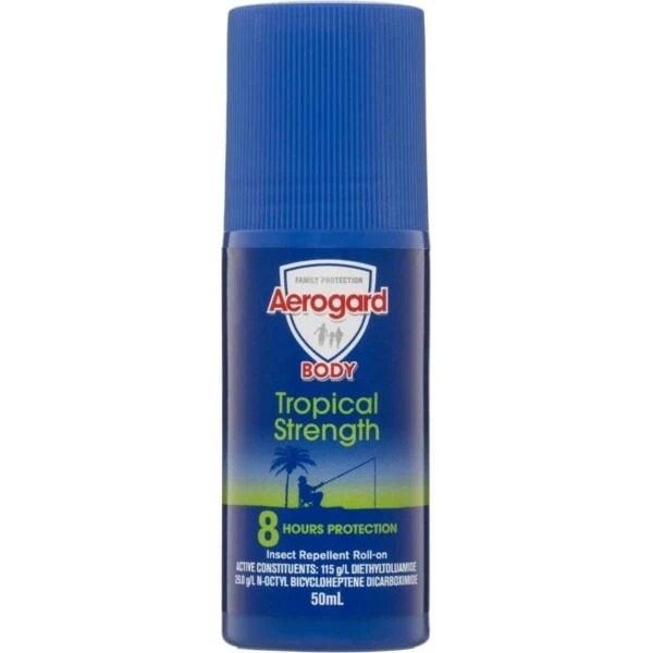aerogard tropical strength insect repellent roll on 50ml