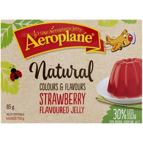 aeroplane jelly reduced sugar strawberry 85g