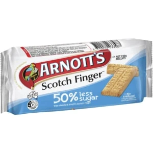 Arnotts Scotch Finger Biscuits 50 Less Sugar 232g