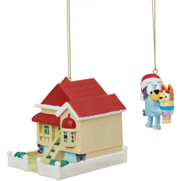 Bluey Christmas Hanging Tree Ornament Family 2 Pack