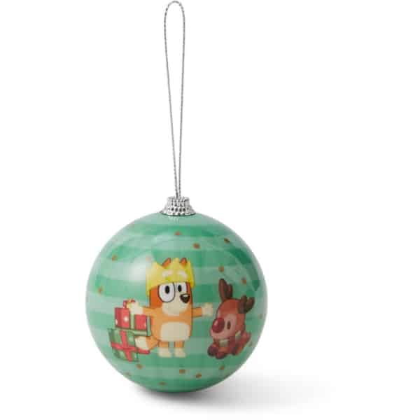 Bluey Christmas Ornament Bauble Bingo with Reindeer