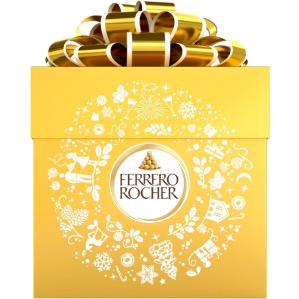 Ferrero Rocher Chocolate Christmas Cube Gift Box