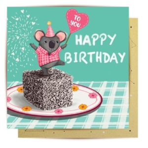 Greeting Card Lamington Koala 1