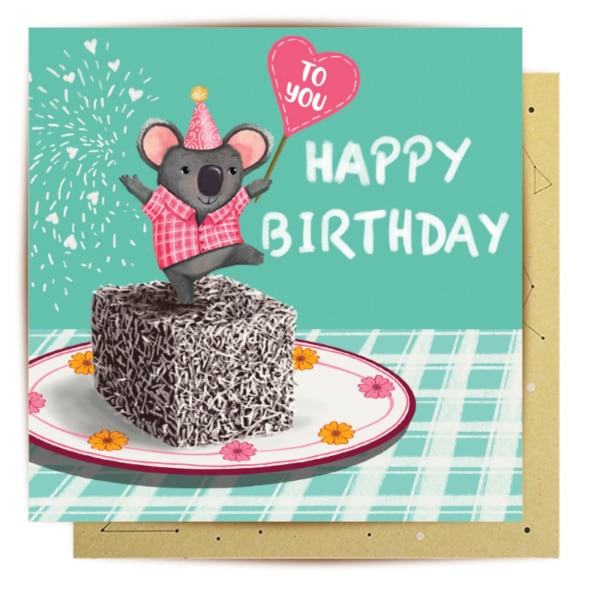 Greeting Card Lamington Koala 1