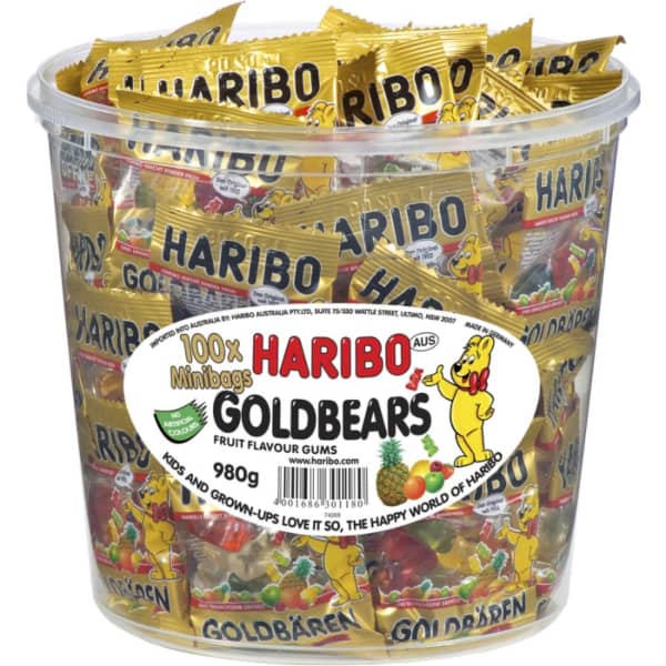 Haribo Goldbears 980g Tub 1