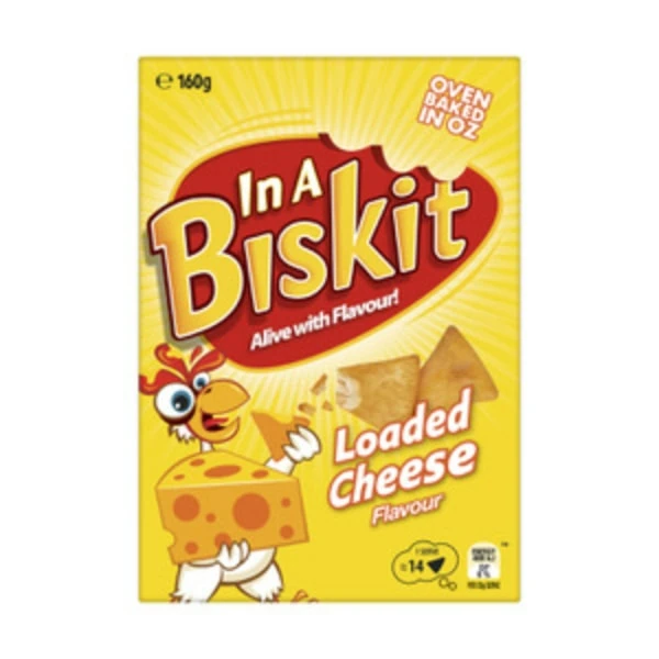 In A Biskit Flavoured Crackers Loaded Cheese