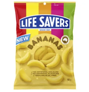 Lifesavers Bananas 160g