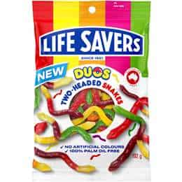 Lifesavers Duos Two headed Snakes Share Bag 192g