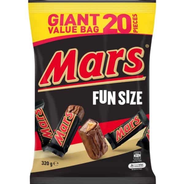 Mars Halloween Chocolate Party Share Bag 20 Pieces 320g 1
