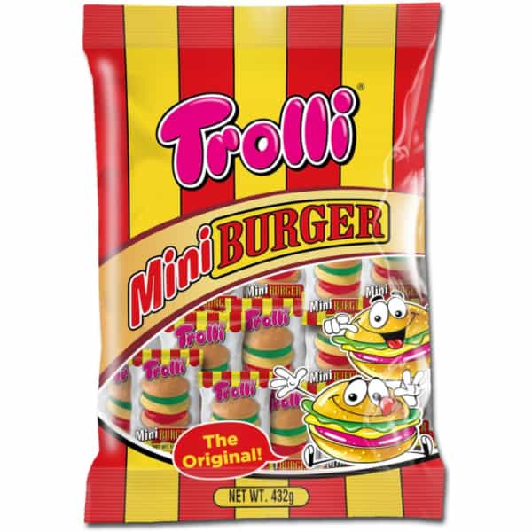 Trolli Mini Burger Bag 432g 1