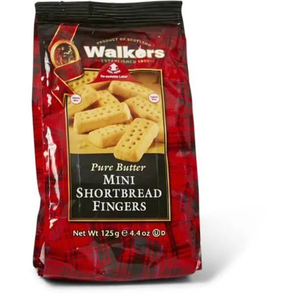 Walkers Mini Shortbread Fingers 125g