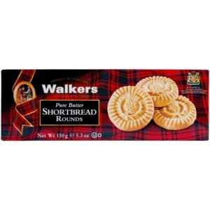 Walkers Pure Butter Shortbread Rounds 150g